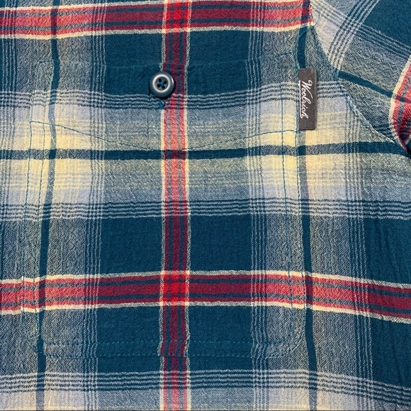 Woolrich Plaid Button Up Shirt Medium - Picture 7 of 12
